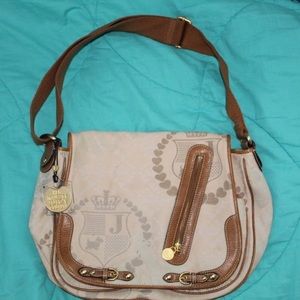 Large Vintage Juicy Couture Messenger Satchel Bag